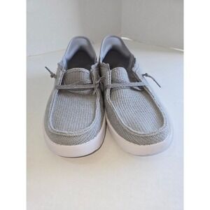 Skechers Venice Coastal Slip-Ins‎ Womens Gray Textile Knit Loafer Shoes Size 8